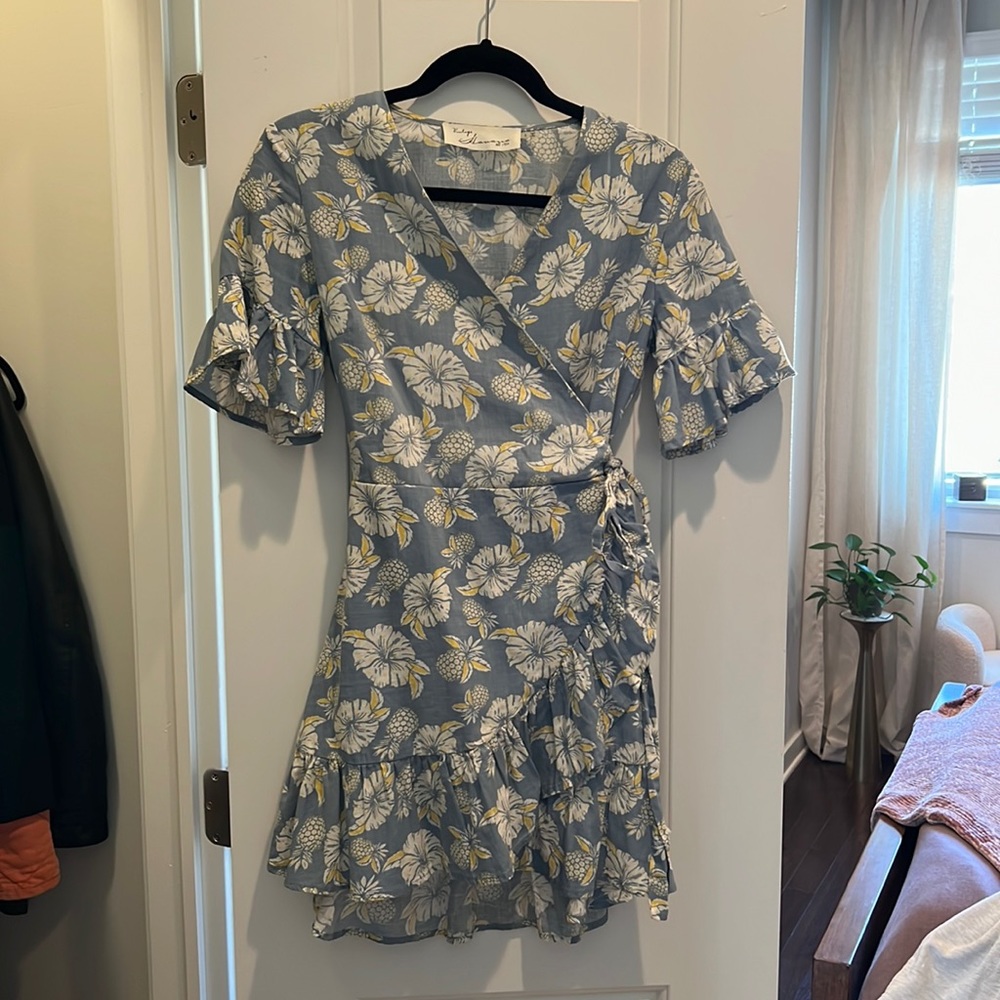 Vintage Havana Hawaiian wrap dress